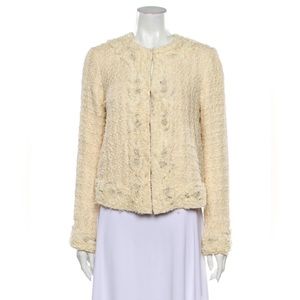 Alice + Olivia Evening Tweed Pattern Jacket